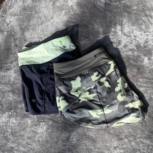 Lululemon speed-up shorts